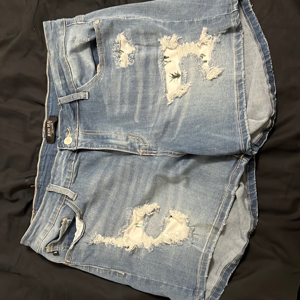 Judy Blue High Rise Cactus Patch Shorts